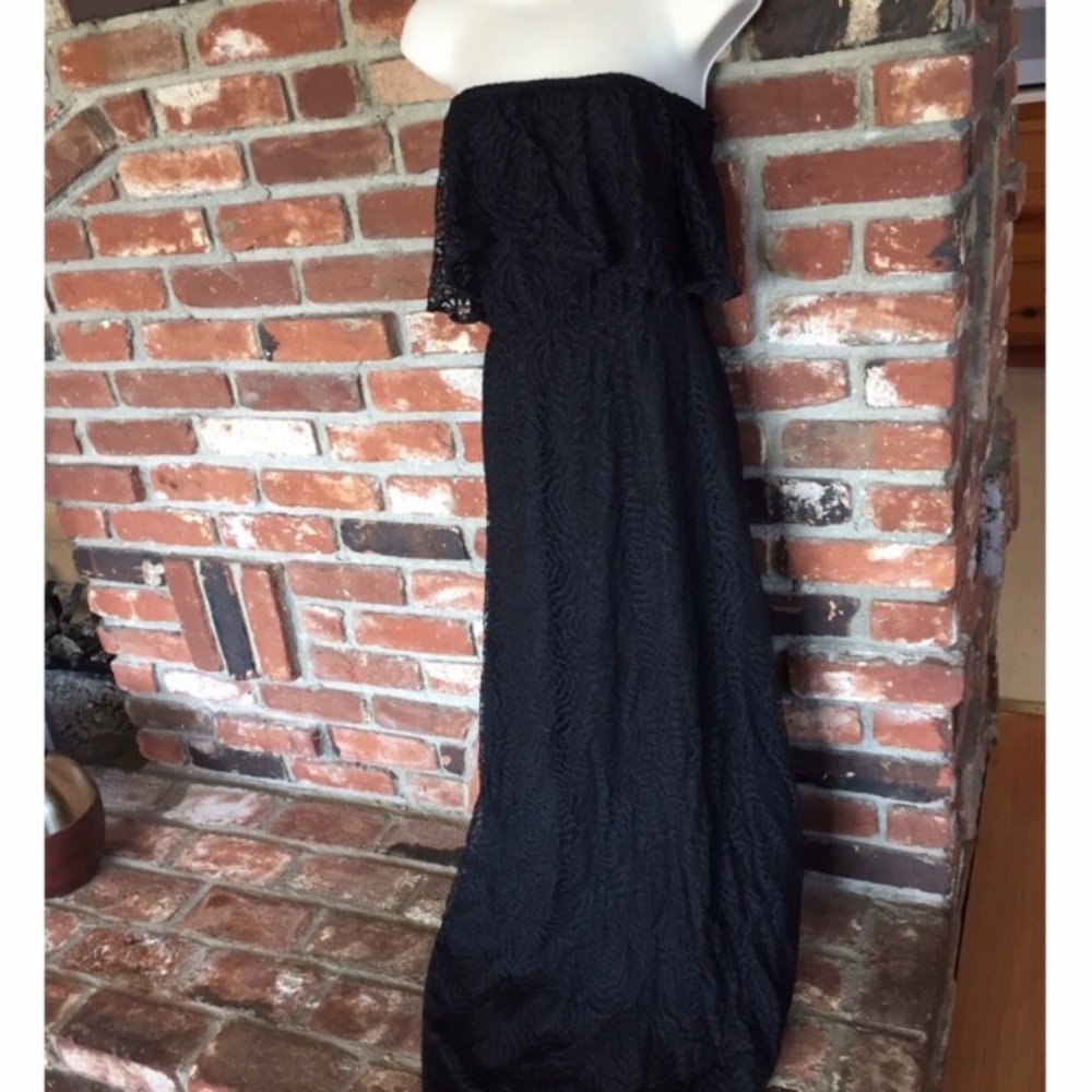 Ceremony by Joanna August black lace dress